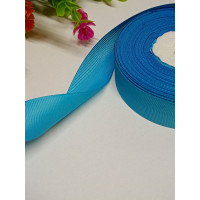 Репсова стрічка/ 2,5 см/блакитний/1 метр