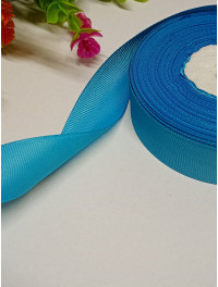 Репсова стрічка/ 2,5 см/блакитний/1 метр