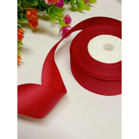 Репсова стрічка/ 2,5 см/бордо/1 метр