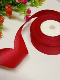 Репсова стрічка/ 2,5 см/бордо/1 метр