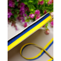 Репсовая лента "прапор" / ширина 1 см /