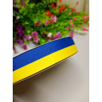 Репсовая лента "прапор" / ширина 2.5 см /