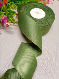 Репсова стрічка/4 см/хакі/1 метр