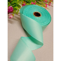 Репсовая лента / 4 см / Тиффани / 1 метр