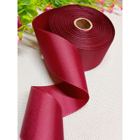 Репсова стрічка/4 см/бордовий/1 метр