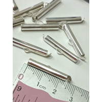 Слайдер. Розмір 4×25 мм. Колір — срібло. 1 шт