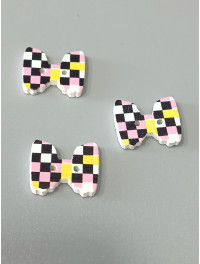 Заготівка ґудзик "бантик"/1,8×1,5 см/ ціна за 1 шт.