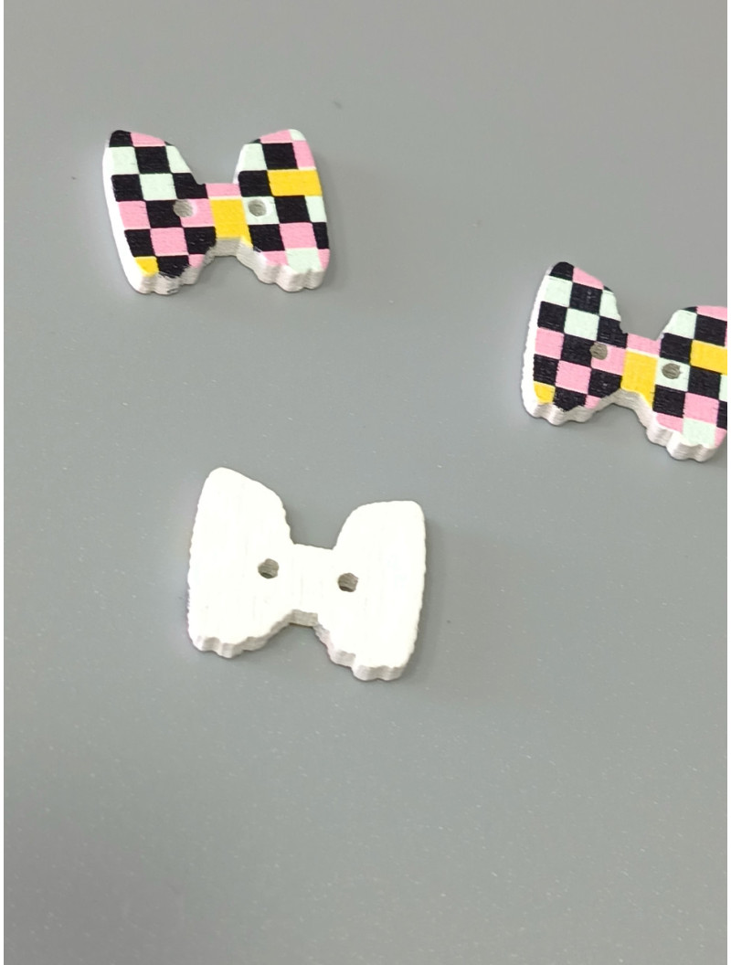 Заготівка ґудзик "бантик"/1,8×1,5 см/ ціна за 1 шт.