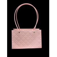 Сумка для флористики / квадратная / розово-пудра/ 22×13×10 см