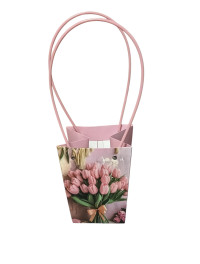 Сумка для квітів/пудра/15.5×13×9.5×35 см