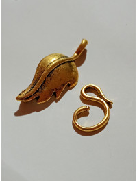 Замок "тогл"/розмір 3×1,1 см/колір золото