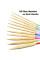 Набір бамбукових кругових спиць на волосіні 18 шт 100 см 2-10 мм