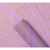 Калька (упаковка для цветов) / 58×58 см / уп. 2 листа / фиолетовый