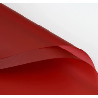 Калька (паковання для квітів)/58×58 см/упа. 2 аркуші / Червоний матовий