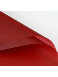 Калька (паковання для квітів)/58×58 см/упа. 2 аркуші / Червоний матовий