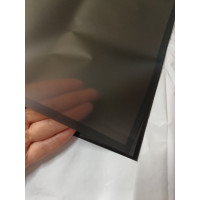 Калька (паковання для квітів) / 58*58 см / 2 аркуші/чорний з чорним кантом