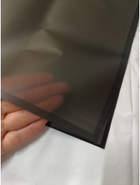 Калька (паковання для квітів) / 58*58 см / 2 аркуші/чорний з чорним кантом