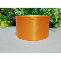 Атласная лента/ 5 см/ 23 метра/ оранжевый