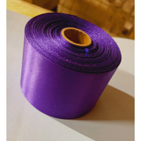 Атласна стрічка/5 см/23 метри/ Фіолетовий