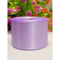 Атласна стрічка/5 см/23 метри/бузковий