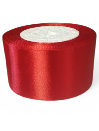 Атласна стрічка/5 см/23 метри/червоний
