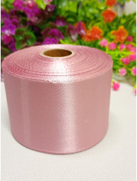 Атласна стрічка/5 см/23 метри/пудровий