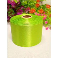 Атласная лента/ 5 см/ 23 метра/ фисташковый
