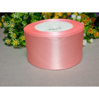 Атласная лента/ 5 см/ 23 метра/ розовый 066