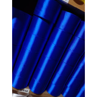 Атласна стрічка/5 см/23 метри/ Синій електрик