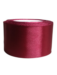 Атласна стрічка/5 см/23 метри/Вишневий