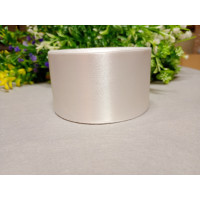 Атласна стрічка/5 см/23 метри/айворі