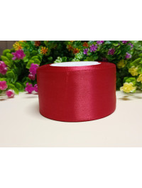 Атласна стрічка/5 см/23 метри/Вишневий світлий