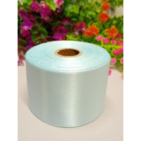 Атласна стрічка/5 см/23 метри/ небесно-блакитний