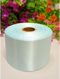 Атласна стрічка/5 см/23 метри/ небесно-блакитний