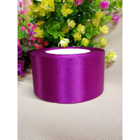Атласная лента/ 5 см/ 23 метра/  фиолетовый 3