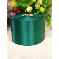 Атласна стрічка/5 см/23 метри/ смарагд