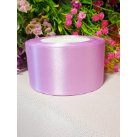 Атласна стрічка/5 см/23 метри/Лавановий світлий