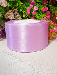 Атласна стрічка/5 см/23 метри/Лавановий світлий