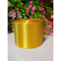 Атласная лента/ 5 см/ 23 метра/ золото