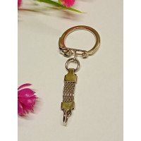 Фурнітура для брелока з ланцюжком/ діаметр кільця 22 мм/сталь/