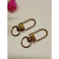 Карабин. Довжина 34 мм/кільце 10 мм/сріб