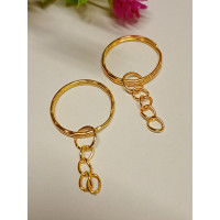 Кільце заводне / 21 мм / лимонне золото