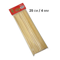 Бамбукові шпажки/25 см/4 мм/приблизно 45 шт.