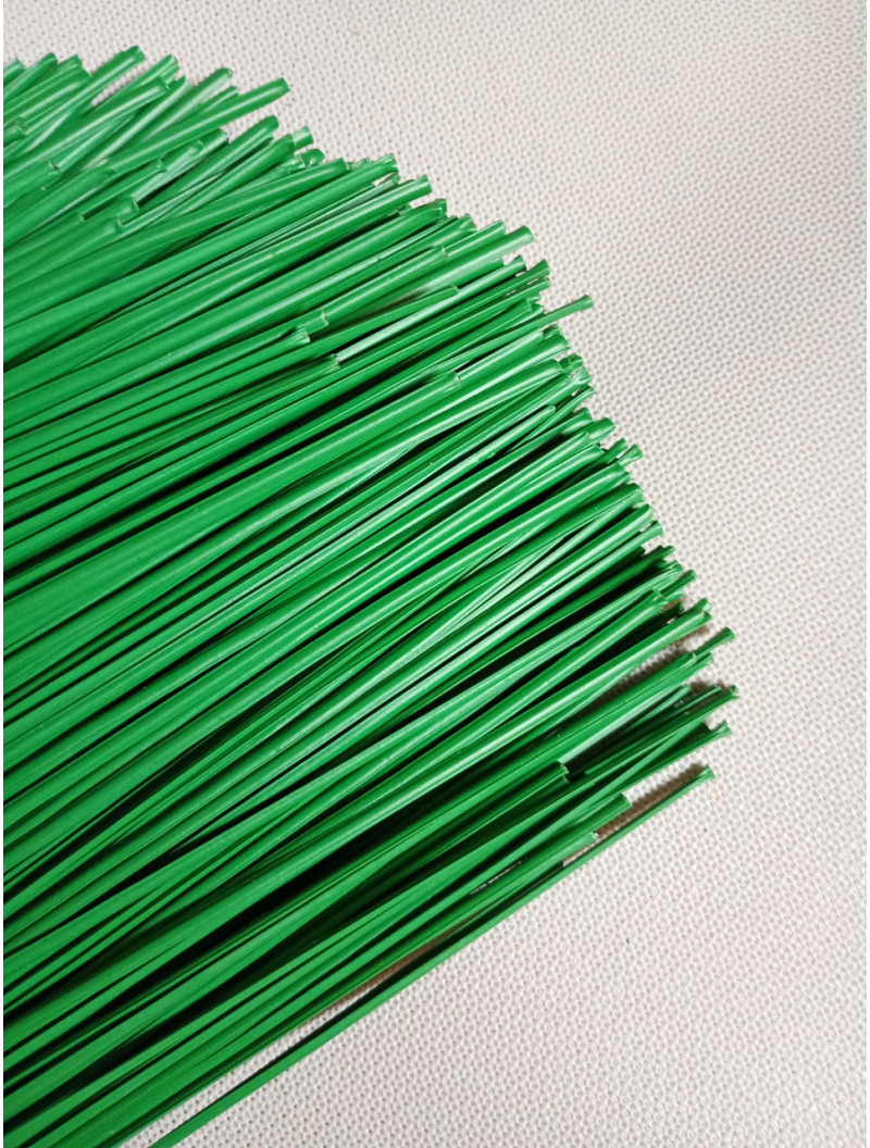 Флористичний дріт/ 1,5 мм/30 см/ салатовий