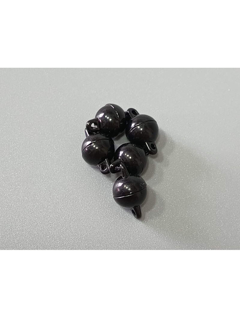 Замок магнітний. Розмір 8 мм, Колір - чорний