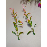 Зелень/5 шт./13.5 см/рожевий